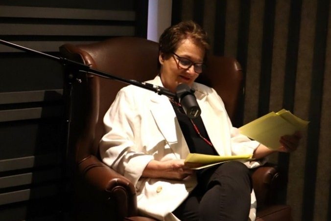 Podcast_2 Martina Kainz moderierte die Podcast-Folge